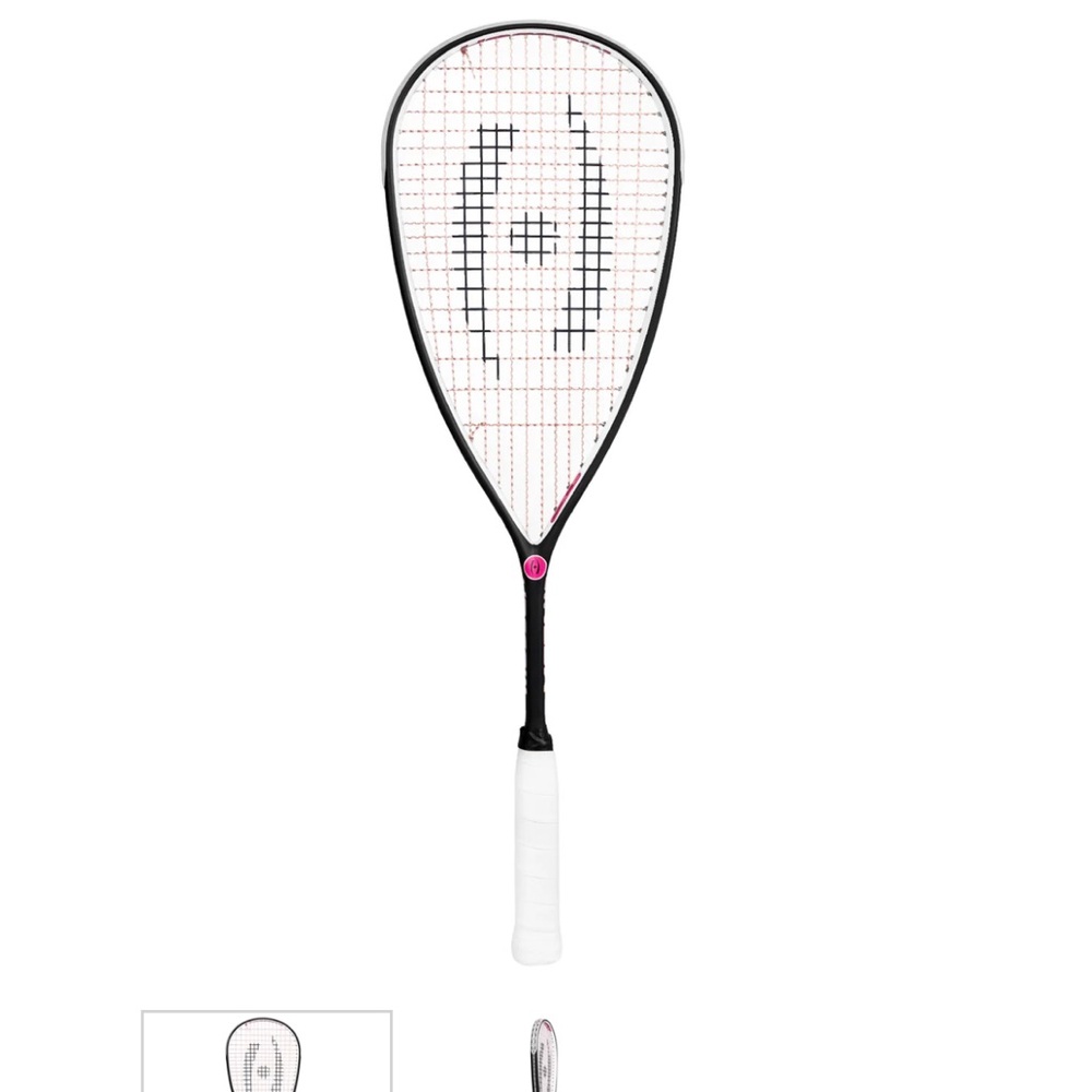 Harrow Squash Racket white and Black Design